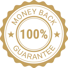 100% Money Back Guarantee